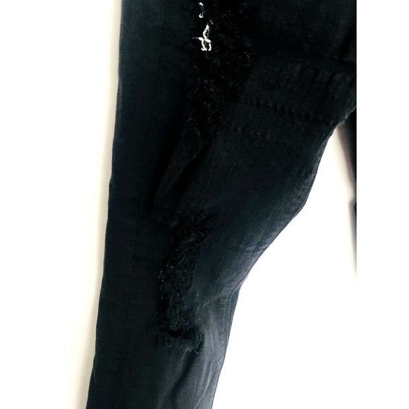 Express Jeans Women Size 6L Black Mid Rise Legging Cotton - Picture 6 of 8
